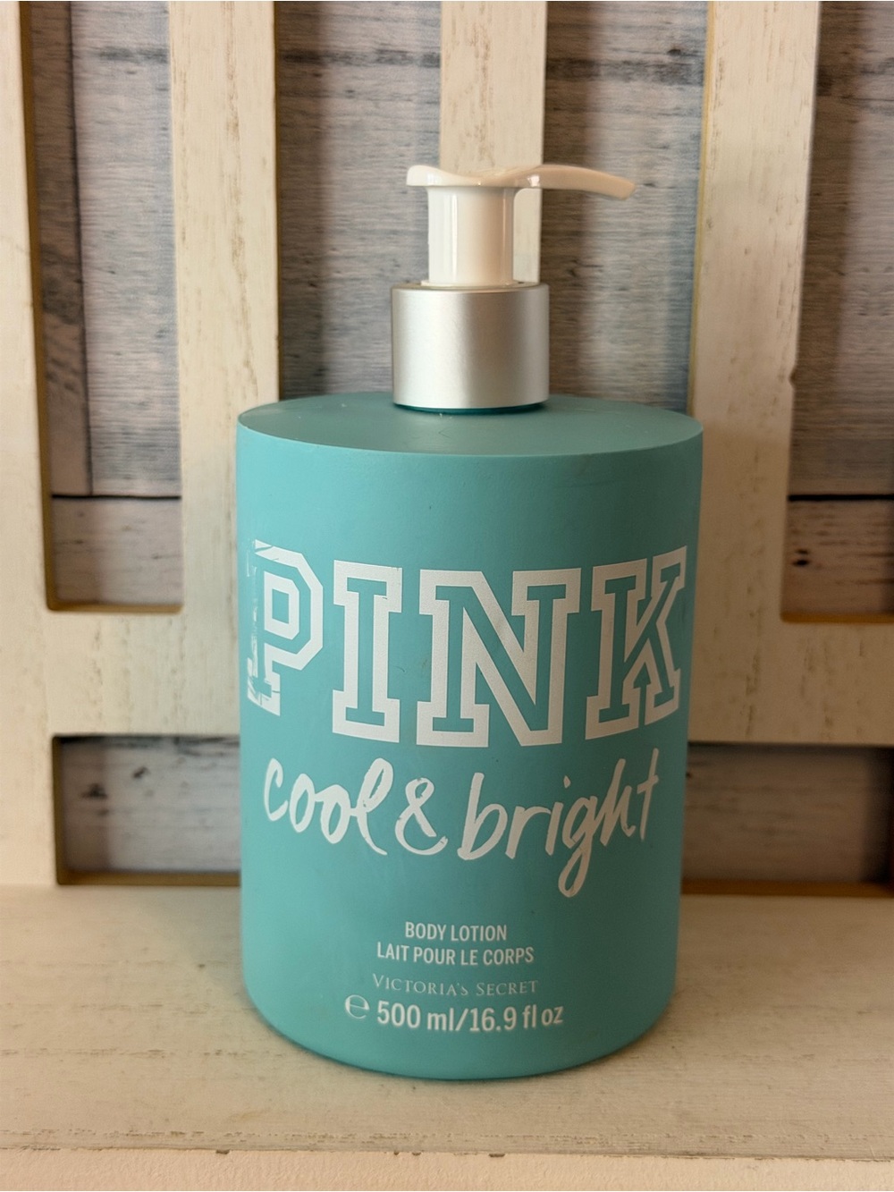 Victoria's Secret PINK Cool and Bright Body Lotion W/ Pump 16.9oz New
